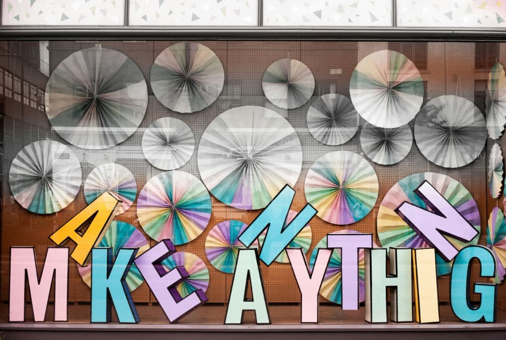 Bold colorful display — make anything happen; post tasks on JobPool and get them done