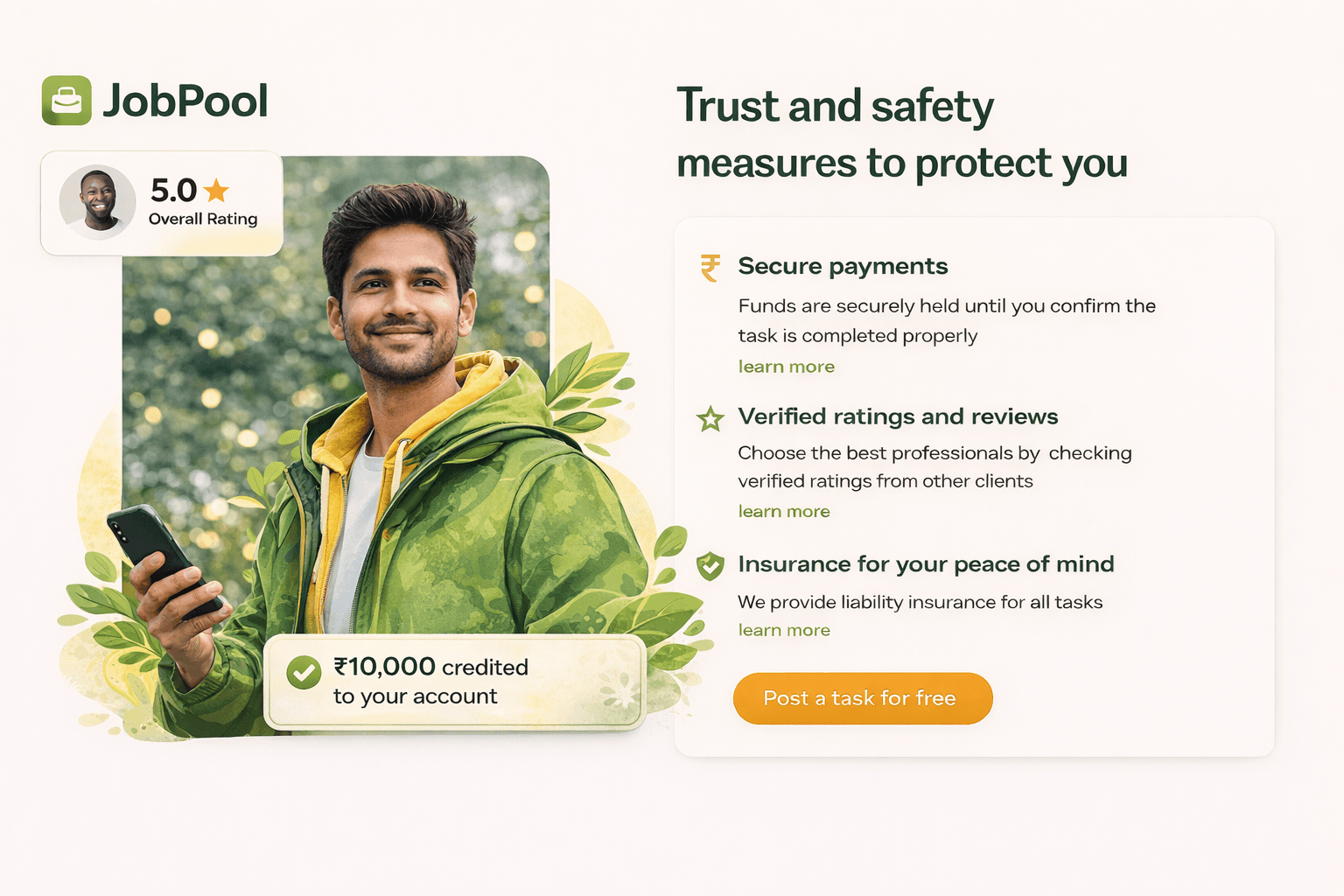 Get help from skilled Taskers – post your task on JobPool